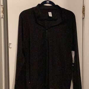 Xersion Black Zip Up Sweater